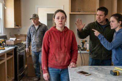 I CAME HOME EARLY AND FOUND MY STEPFATHER SMASHING MY $90,000 KITCHEN WITH A SLEDGEHAMMER— MY SISTER’S CREW RIPPING OUT MY CUSTOM CABINETS LIKE TRASH. WHEN I TRIED TO STOP THEM, HE HIT ME IN MY OWN LIVING ROOM. THEY HAD NO IDEA WHAT I DID NEXT.