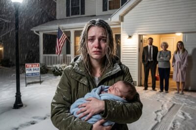 THEY THREW ME AND MY THREE-DAY-OLD BABY INTO A SNOWSTORM— ALL BECAUSE OF HIS MISTRESS. “GET OUT,” MY MOTHER-IN-LAW SAID. THEY THOUGHT I WAS BROKE, ALONE, FINISHED. THEY HAD NO IDEA I’D JUST INHERITED $2.3 BILLION.