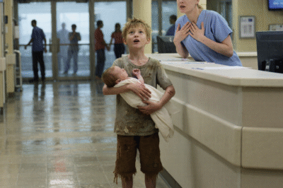 A barefoot boy walked into the ER and whispered, “Please hide us.” What police uncovered later dropped their captain to his knees.