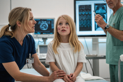MY HUSBAND SAID OUR DAUGHTER WAS FAKING IT — THE SCAN MADE THE DOCTOR WHISPER
