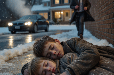 A HOMELESS BOY CLIMBED A MANSION WALL TO SAVE A FREEZING LITTLE GIRL—AND HER BILLIONAIRE FATHER SAW EVERYTHING.