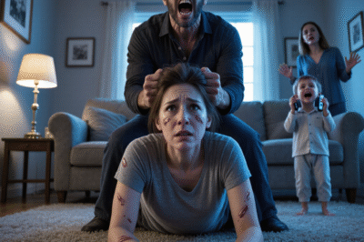 WHEN MY HUSBAND GRABBED MY HAIR AND BROKE MY LEG, I GAVE MY FOUR-YEAR-OLD ONE SIGNAL. WHAT SHE SAID NEXT SAVED MY LIFE.