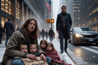 A Millionaire Saw His Ex Begging on the Streets—with Three Kids Who Looked Exactly Like Him. What Happened Next Shattered Him.
