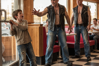 A Cry Cut Through the Diner—“They’re Hurting My Mom.” The Boy Ran Straight to a Table of Bikers… and Everything Changed.