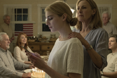 “GET A DECENT JOB.” My sister dropped it right there at Mom’s birthday table—sweet smile, knife in the voice. Sixty candles flickered. The room went dead silent.