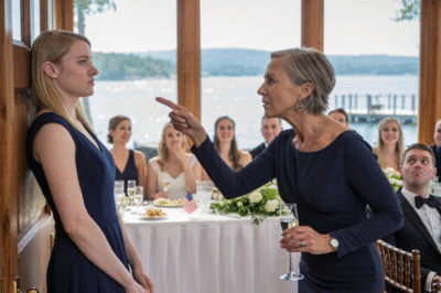 At my sister’s rehearsal dinner at a lakefront estate, my mother waited until every eye was on her to say I was “dead to this family” and blame the entire crash on me. She thought I’d fold. She didn’t expect the way I answered.