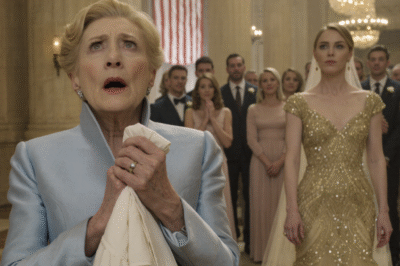 SHE SNIPPED MY “CHEAP” WEDDING DRESS IN CHURCH—SO I OPENED IT AND SILENCED THE ROOM.  The sound cut through the cathedral before the organ could breathe again.