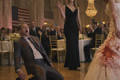 THE WINE HIT THE FLOOR—AND THE ROOM REALIZED WHO REALLY OWNED IT.  The glass tipped.