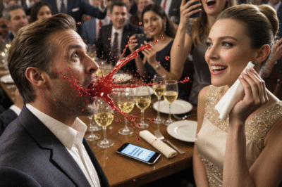 HE DUMPED RED WINE ON HER AT A STEAKHOUSE— TEN SECONDS LATER, HIS PHONE BETRAYED HIM.