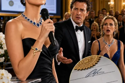His Mistress Chose My Grandmother’s Sapphire Collar. By Morning, I Owned the Company He Thought Would Save Him.