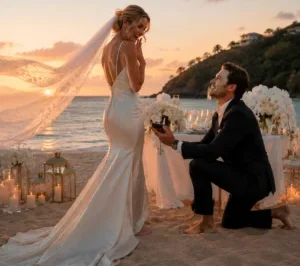 My husband let his mistress wear my wedding dress to a private island proposal